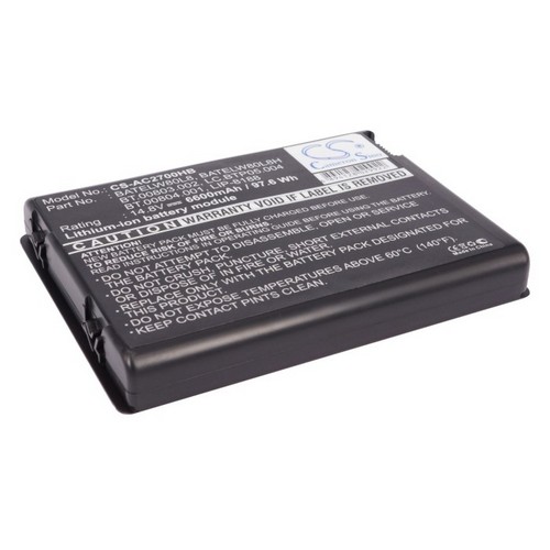 Replacement Battery for Acer BATELW80L8 BATELW80L8H BT.00803.002 LC.BTP05.004 BT.00804.001 LIP-8188
