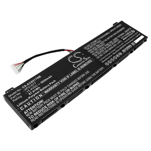 Replacement Battery for Acer AP21A7T AP21A8T KT0040G014 Nitro 5 AN517-55-50P0 Predator Helios 300