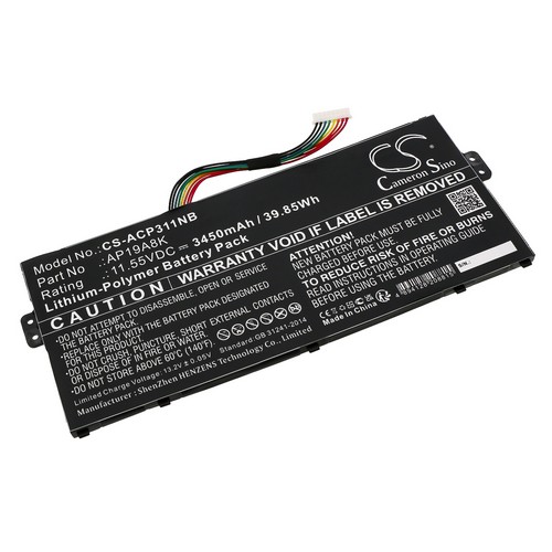Replacement Battery for Acer AP19A8K Chromebook Spin 11 CP311-1HN-C3E3 Chromebook Spin
