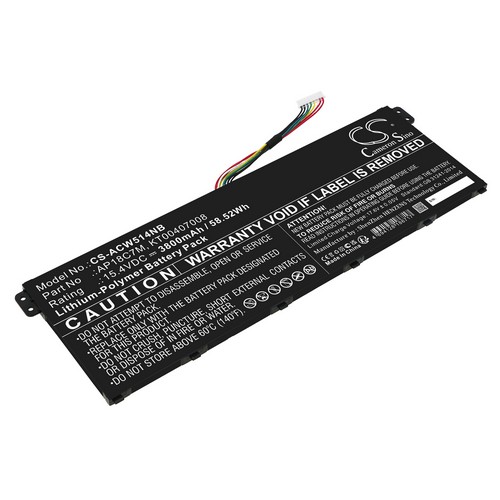 Replacement Battery for Acer AP18C7M KT00407008 Swift 5 SF514-54GT-595G TravelMate Spin P4