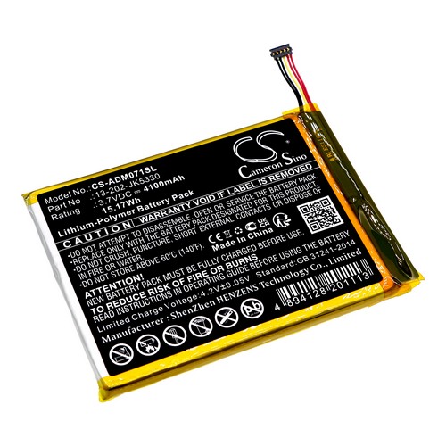 Replacement Battery for Advantech 13-202-JK5330 MICA-071 MICA-071-051