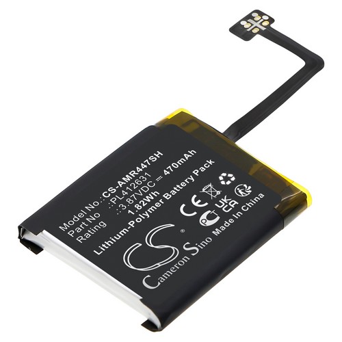 Replacement Battery for Amazfit PL412631 GTR 4 47mm