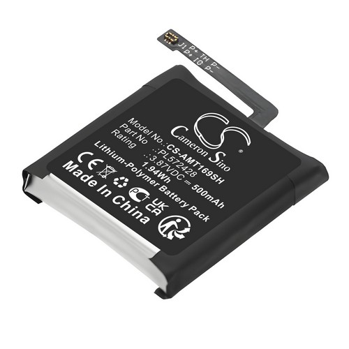 Replacement Battery for Amazfit PL572428 A2169 A2170 T-Rex 2