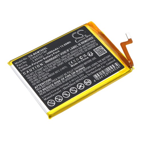 Replacement Battery for Bea-fon CXD475778P M7 Premium M7 Lite Premium