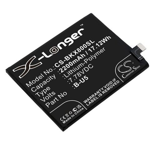 Replacement Battery for VIVO B-U5 X80 V2183A V2144