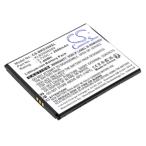 Replacement Battery for Brondi KLB200N289 Centurion 1