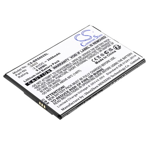 Replacement Battery for Brondi S602 Amico Smartphone XL S602