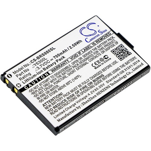 Replacement Battery for Blinc Y6300L G2 VCAN TORC ONEAL RS-980 RF710 RF-730 RX-960 RT-712 V200