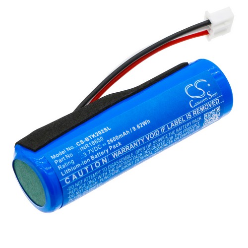Replacement Battery for BLAUPUNKT INR18650 BLUETOOTH LAUTSPRECHER BT 202 BT 202 BK BT202 BT202BK