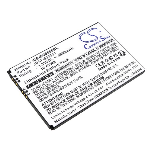 Replacement Battery for BlueBird BAT-500001 Pidion SF6510
