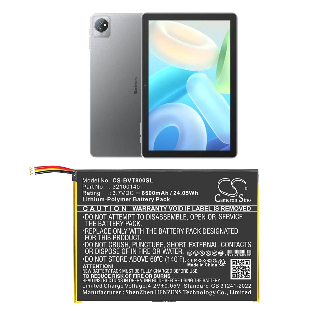 Replacement Battery for Blackview 32100140 Tab 8