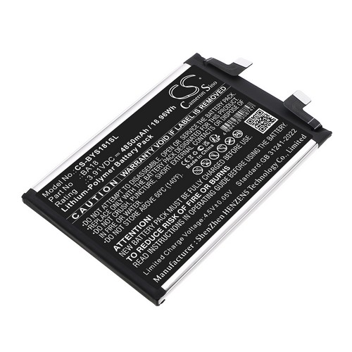 Replacement Battery for VIVO BA18 V2344A S18 Pro S18