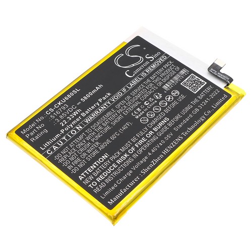 Replacement Battery for Cricket 516793 Outlast U680AC