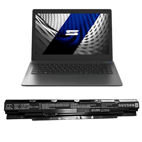 Replacement Battery for Clevo 6-87-N24JS-42F-1 6-87-N24JS-42F1 6-87-N24JS-42F2-1 6-87-N24JS-42F4-1