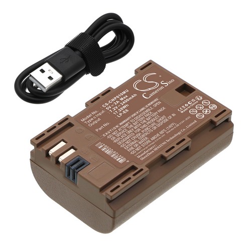 Replacement Battery for Canon LP-E6N LP-E6NH LP-E6P LP-E6 EOS 5D Mark II EOS 5D Mark III EOS 5DS