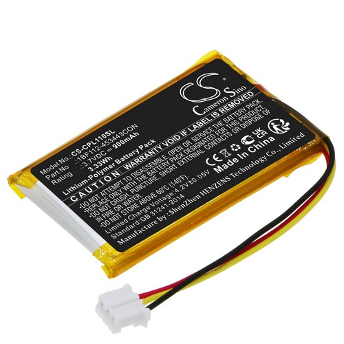 Replacement Battery for CalAmp 1BF112-453443CON LMU-1100 LMU-1200 LMU-2600 LMU-2700 LMU-4200
