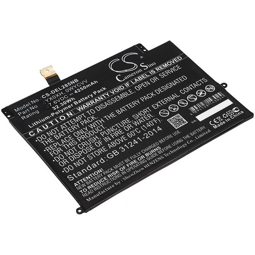 Replacement Battery for DELL YX0XH YXOXH OWYCVV 0WYCVV 0C668F C668F T16KJ WYCVV Latitude 7285