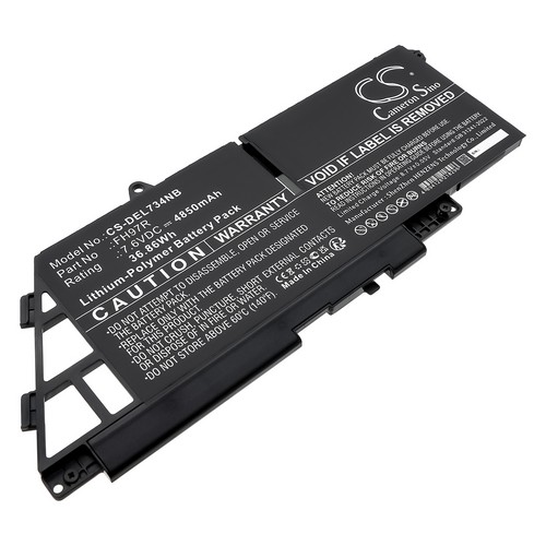 Replacement Battery for DELL 599M7 76KVG FH97R Latitude 7340 Latitude 7340 2-in-1 Latitude 7350