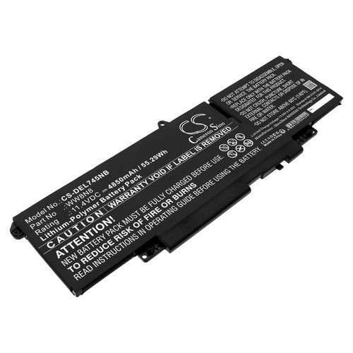 Replacement Battery for DELL WW8N8 0WW8N8 047T0 V0W55 66DWX 0HYH8 86D0Y JNYT4 CTJJ6 Latitude 7450