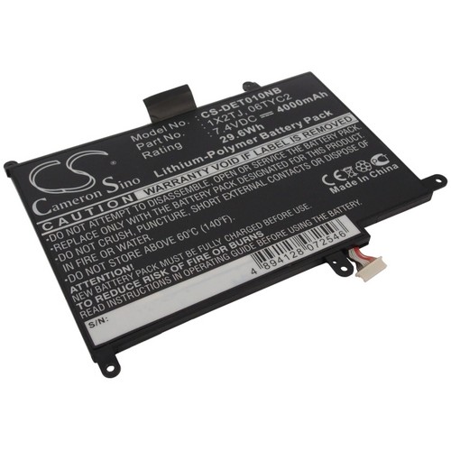 Replacement Battery for DELL 1X2TJ 06TYC2 Latitude ST Latitude ST-LST01