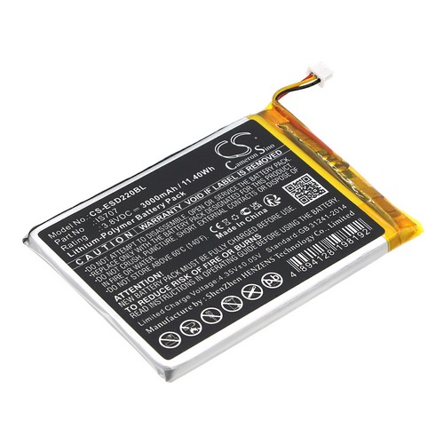 Replacement Battery for Eservice IS707 1ICP5/55/75 Smart D220
