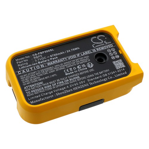 Replacement Battery for Fluke RBP5 5023322 6XG45 PLS 180G 6XG46 PLS 3G 6XG43 6XG44 PLS 6R PLS 5R