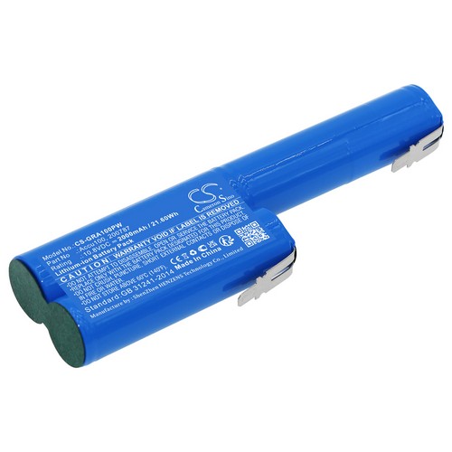 Replacement Battery for Bosch Accu100 200787 40773 GEW 23/07 08804-00.640.00 08830-00.640.00 AGS