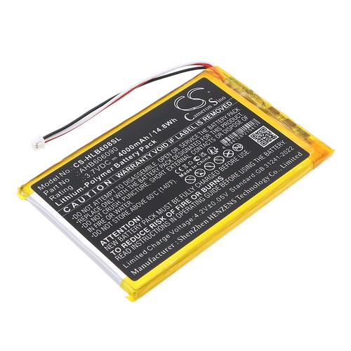 Replacement Battery for HelloBaby AHB606090 HB6081 Video Baby Monitor HB6256 2.4GHz Digital