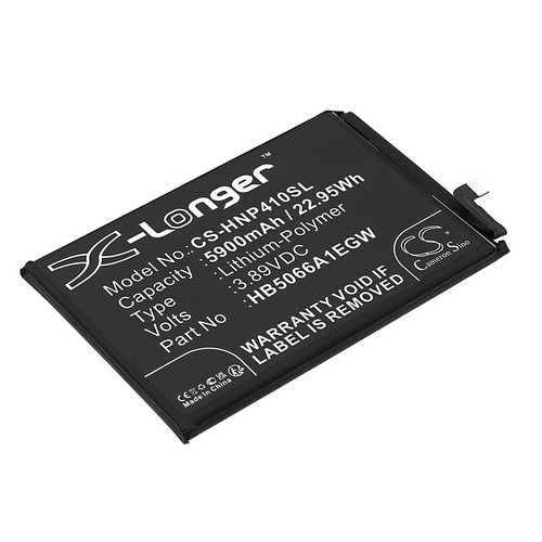 Replacement Battery for Honor HB5066A1EGW Play 40 Plus Play 40 Plus 5G Premium RKY-AN00 Changwan 40