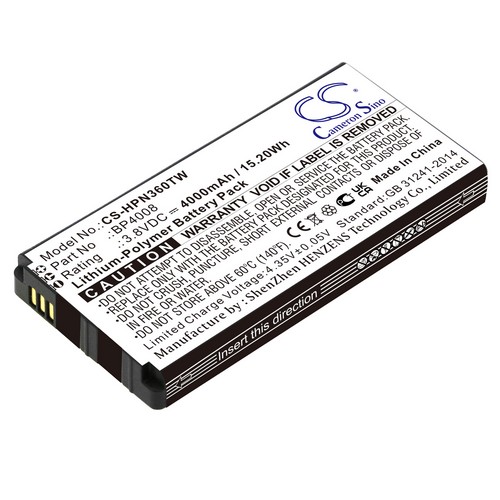 Replacement Battery for Hytera BP4008 PNC360 PNC360S