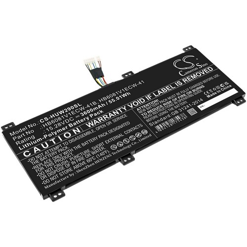 Replacement Battery for Huawei HB6081V1ECW-41B HB6081V1ECW-41 MateBook D 16 HBL-W29 MagicBook Pro