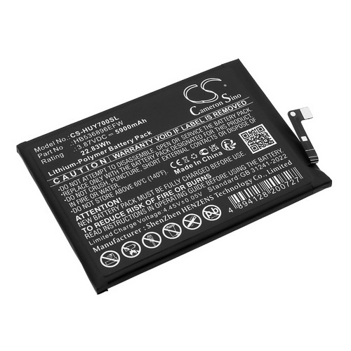 Replacement Battery for Huawei HB536896EFW Nova Y70 MGA-LX3 MGA-LX9 MGA-LX9N Nova Y70+ Nova Y70