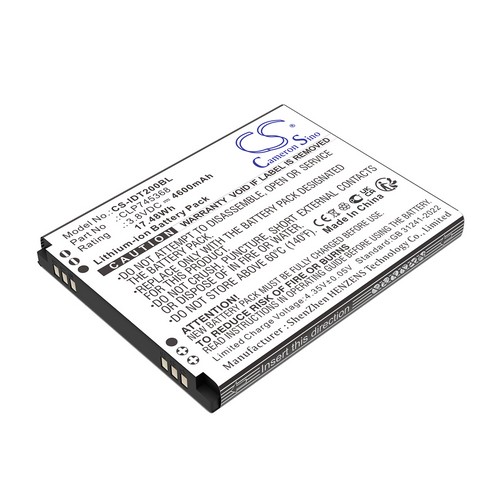 Replacement Battery for iData CLP745368 SF01 T3 X2P