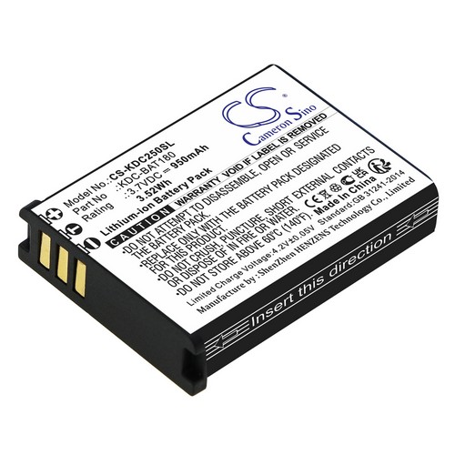 Replacement Battery for KOAMTAC KDC-BAT180 KDC-250 KDC-300