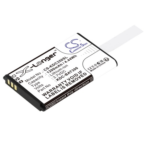 Replacement Battery for KOAMTAC KDC-BAT300 KDC-300 KDC-250 KDC350R2 KDC-699200 KDC350LFi-MO-R2