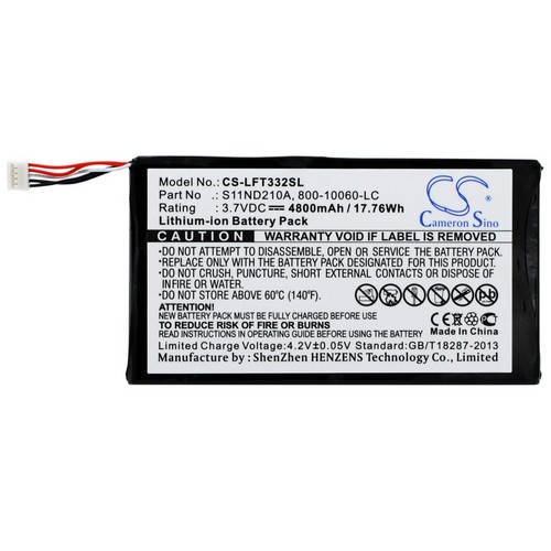 Replacement Battery for Leapfrog S11ND210A 800-10060-LC Leappad Ultra 33200 Leappad Ultra 83333