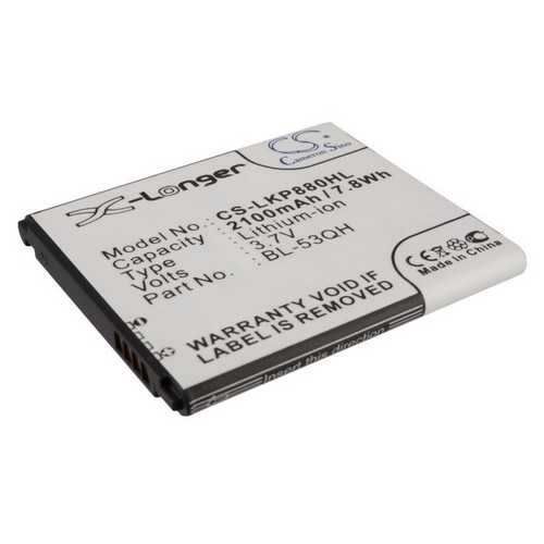Replacement Battery for LG BL-53QH EAC61878605 EAC61898401 P880 Optimus 4X HD Optimus LTE II