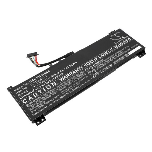 Replacement Battery for Lenovo 8SSB11F36375 L21C3PC0 L21D3PC0 L21L3PC0 L21M3PC0 IdeaPad Gaming 3