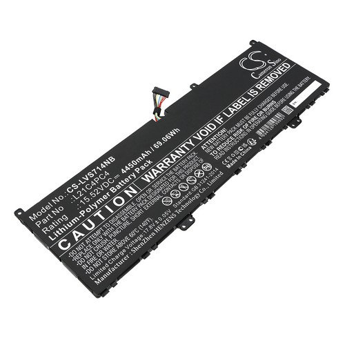 Replacement Battery for Lenovo L21C4PC4 L21D4PC4 L21D4PE0 L21L4PC4 Yoga Slim 7 ProX 14IAH7