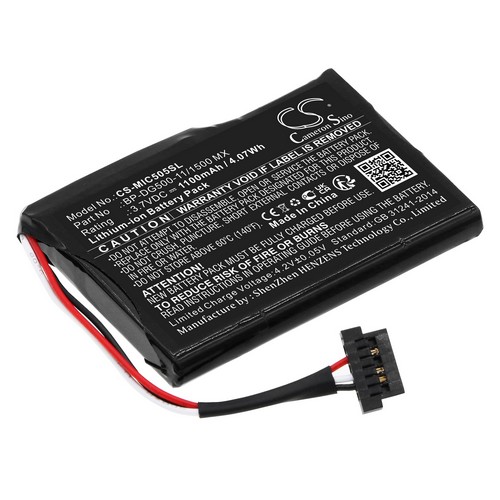 Replacement Battery for Mio BP-DG500-11/1500 MX cyclo 505 HC cyclo 500 HC