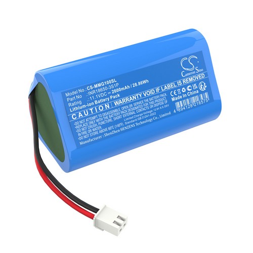 Replacement Battery for Muscle INR18650-3S1P Massage Gun