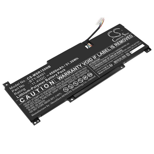 Replacement Battery for MSI BTY-M491 Modern 15 A10M-296IN Modern 15 A10M-627XES Modern 15