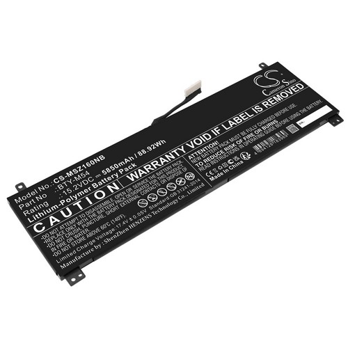 Replacement Battery for MSI BTY-M54 Creator Z16 A11UET-031UK Creator Z16 A11UE-088XES Creator Z16