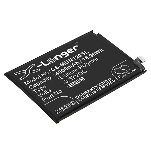 Replacement Battery for Redmi BN5M Note 12 4G 23028RA60L Note 12 4G NFC 23021RAA2Y 23021RAA2G