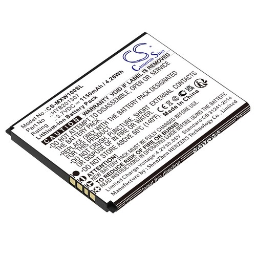 Replacement Battery for Budget Mobile HYB201307 MXW1