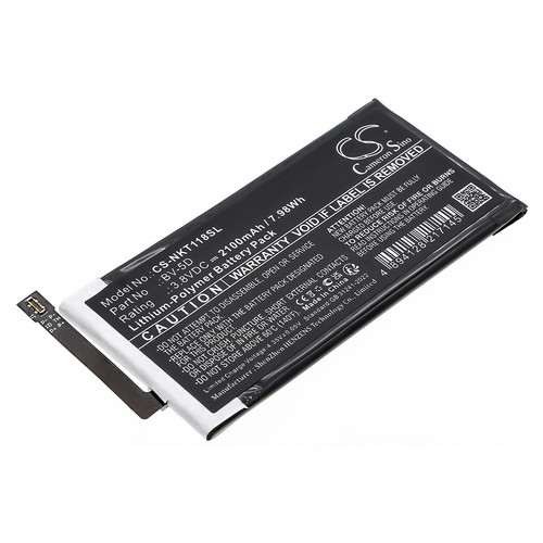 Replacement Battery for Nokia BPCNTBY001B BV-5D 800 Tough TA-1186 TA-1186/DS