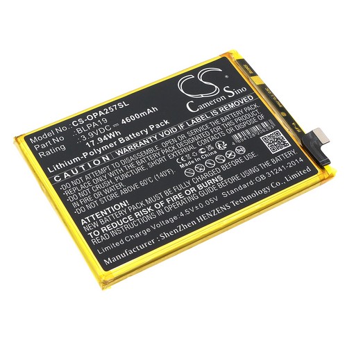 Replacement Battery for OPPO BLPA19 A58 CPH2577