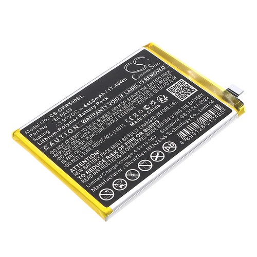Replacement Battery for OPPO BLPA59 CPH2625 Reno12 Reno12 5G