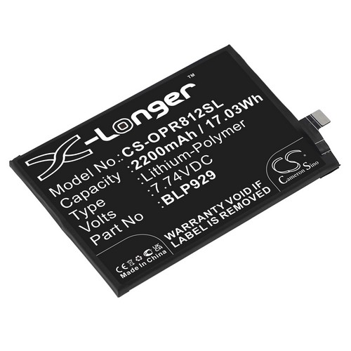Replacement Battery for OPPO BLP929 Reno8 Pro+ PFZM10