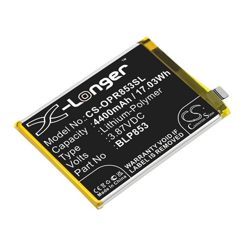 Replacement Battery for OPPO BLP853 Reno 4 4G Reno 5 Lite CPH2113 CPH2205